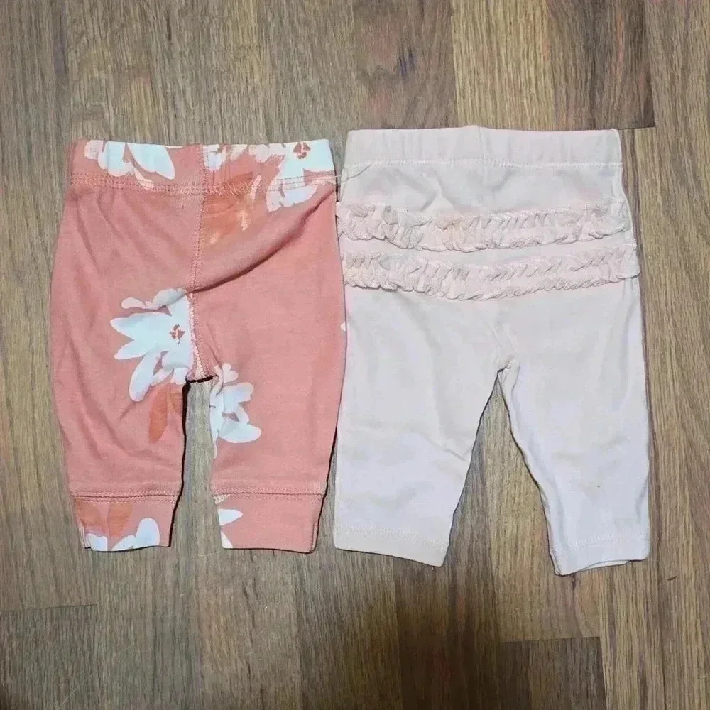 Carter's baby 2 piece ruffle butt leggings